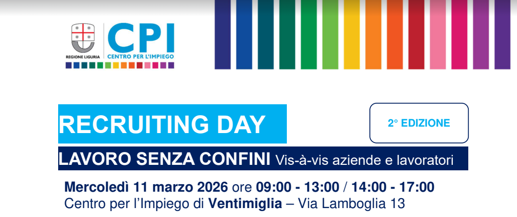 RECRUITING DAY CPI VENTIMIGLIA