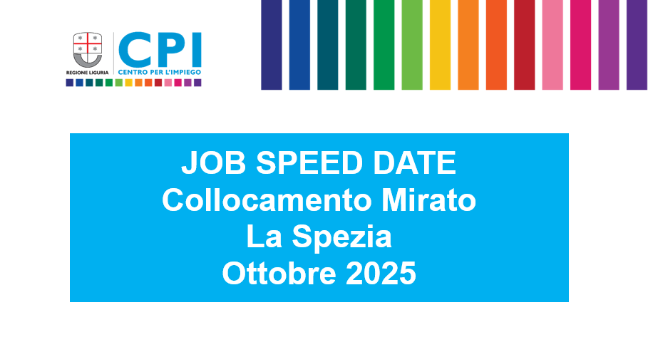 JOB SPEED DATE COLLOCAMENTO MIRATO LA SPEZIA