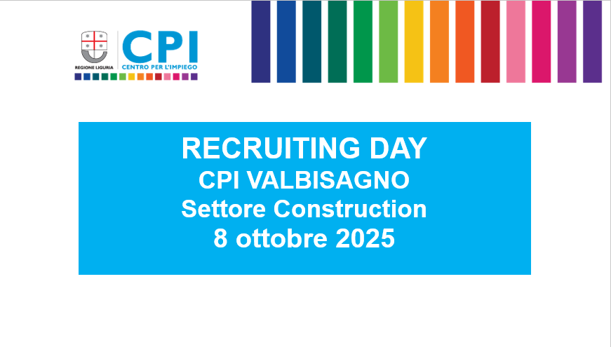 RECRUITING DAY SETTORE CONSTRUCTION